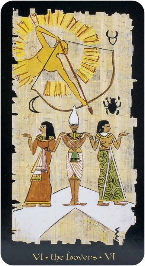 Egyptian Tarot Cards Deck Grand Trumps Lo Scarabeo By Silvana Alasia NEW