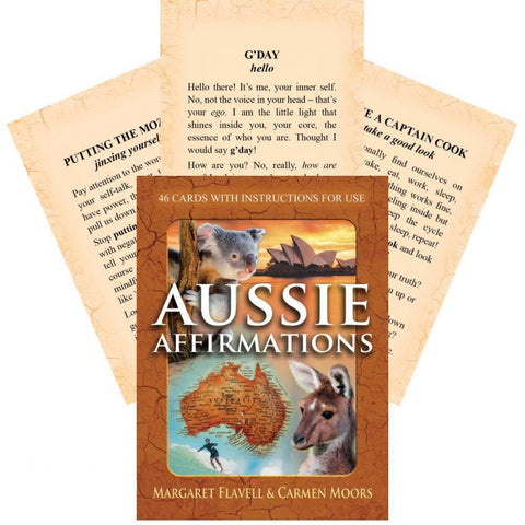 Aussie Affirmations Oracle Cards Deck Animal Dreaming Publishing 46 Cards NEW