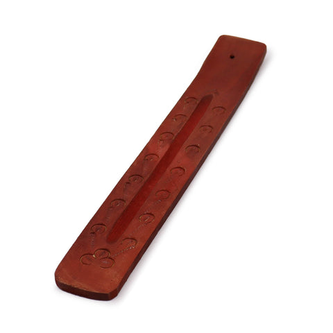 Carved Mango Wood Ashcatcher 10 Incense Holder Handmade Ancient Wisdom Ish-33M