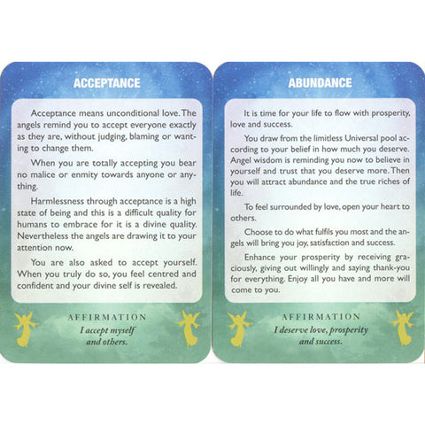 Angels Of Light Cards Pocket Edition Deck Findhorn Press Diana Cooper NEW