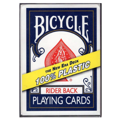 Bicycle Rider Back 100% Plastic Playing Cards NEW Era Deck Blue Back Dif19