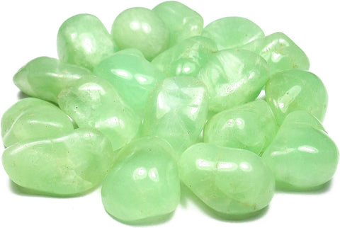 24 Large Tumble Stones - Prehnite A Grade Gemstones Talisman Ancient Wisdom NEW