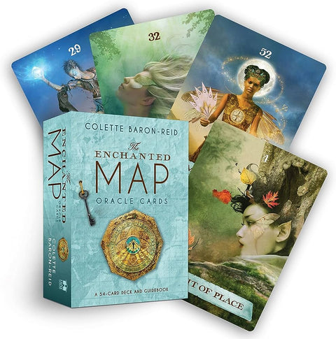 The Enchanted Map Oracle Cards Deck And Guidebook C. Baron-Reid Hay House NEW