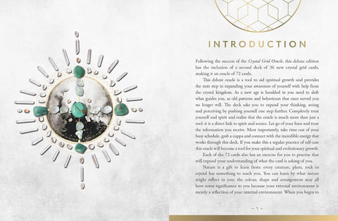 Crystal Grid Oracle Cards Deck Deluxe Edition Rockpool Publishing NEW