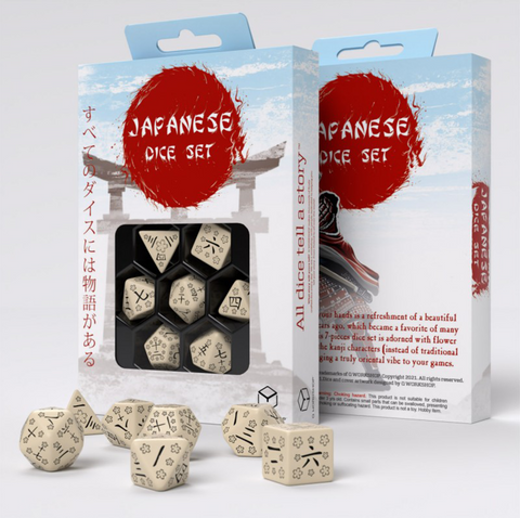 Japanese Last Words Stone Dice Set Role Playing Games Q-Workshop Dnd Rpg NEW
