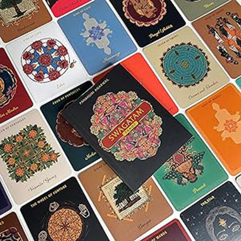 Swagatam Tarot Cards Deck Pankhuri Agarwal Sanskrit Schiffer Publishing Sp181