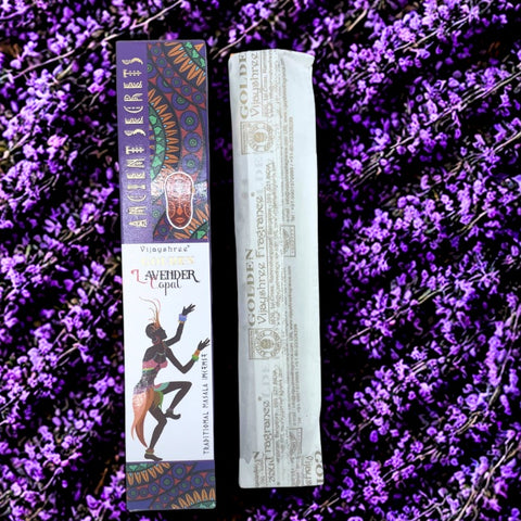 Vijayshree Golden Copal & Lavender Incense Sticks 15g for Relaxation