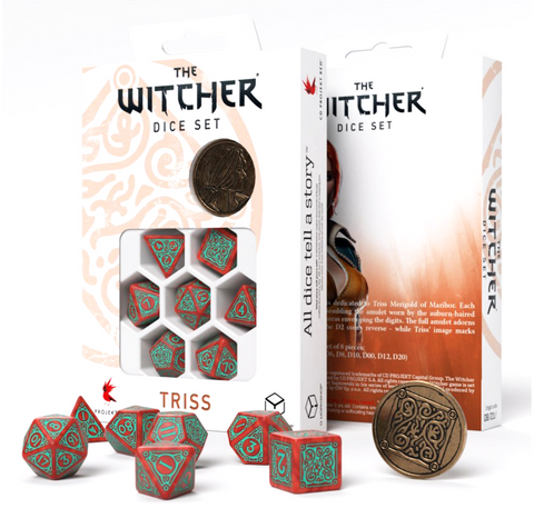 The Witcher Dice Set Triss Merigold The Fearless Rpg Games Q-Workshop NEW