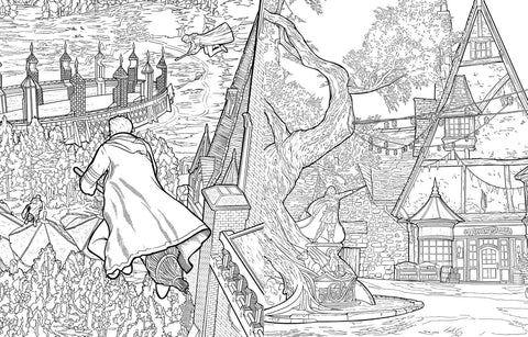 Hogwarts Legacy: The Official Coloring Book Insight Editions
