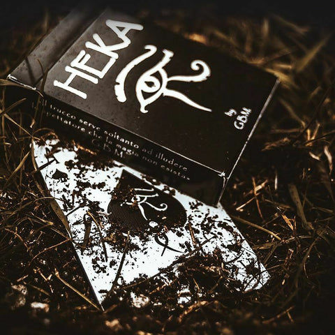 Heka Playing Cards Deck Difatta Gbm G.B.M. USpcc Magic Tricks Poker Black NEW