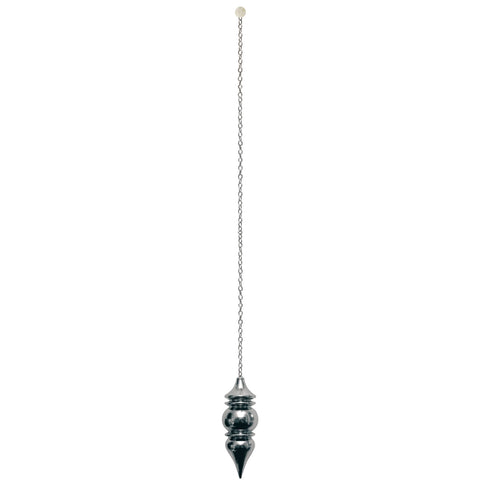 Deluxe Silver Wisdom Chamber Pendulum Lo Scarabeo Silver Metal Divination NEW