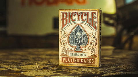 1900 Series Playing Cards Red Bicycle Marked Deck Magic Tricks NEW