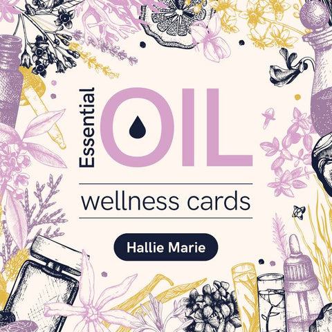 Essential Oil Wellness Cards Deck Rockpool Publishing By Hallie Marie RP190