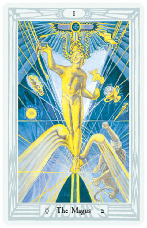 Crowley Thoth Tarot Deck Large Cards Esoteric Telling US Games Systems NEW