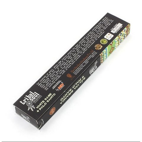 Tribal Soul Incense Sticks - White Sage + Palo Santo By Hari Darshan NEW