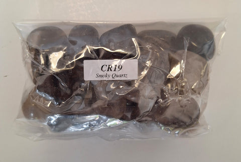 Smoky Quartz Tumble Stones Tumble Crystals 500 Grams Pack Lo Scarabeo Cr19