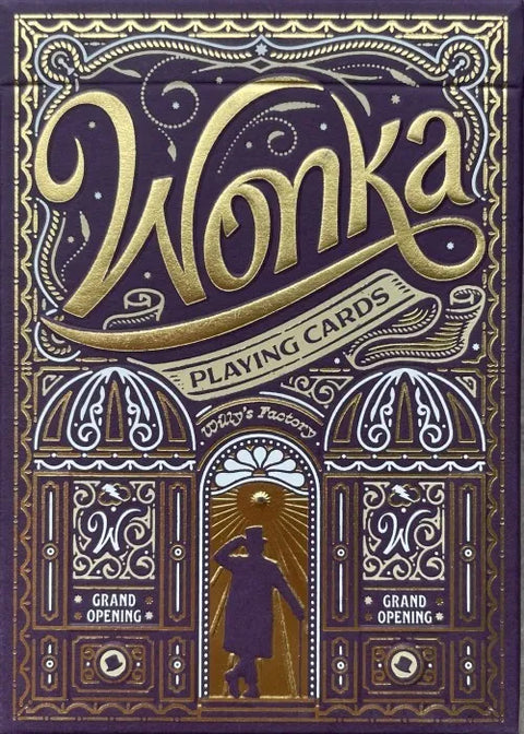 Wonka Playing Cards Premium Theory 11 Magic Tricks Chocolate Factory USpcc T1184