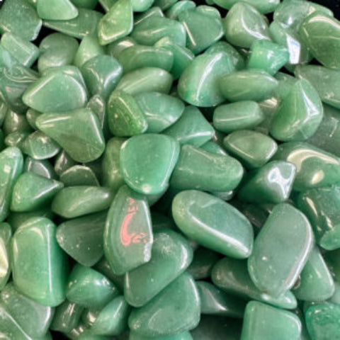 12 Medium African Tumble Stones Aventurine Gemstones Amulet Ancient Wisdom NEW