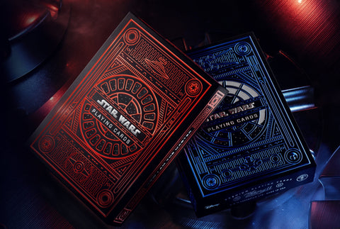 2 Decks Star Wars Playing Cards Theory 11 Magic Poker Tricks Red Blue Deck