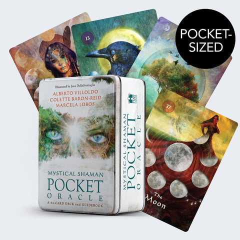 Mystical Shaman Pocket Oracle Cards Deck And Guidebook Tin Box Hay House NEW