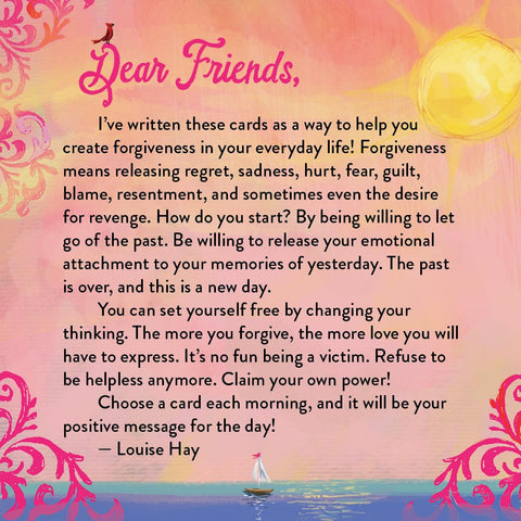 Louise Hay'S Affirmations For Forgiveness Cards Deck Hay House Inspirational NEW
