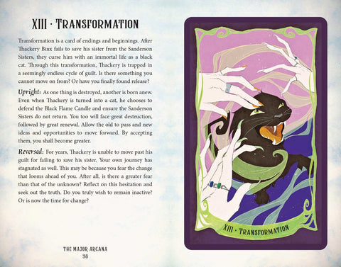 Hocus Pocus Tarot Cards Deck And Guidebook Kit Insight Editions Disney NEW
