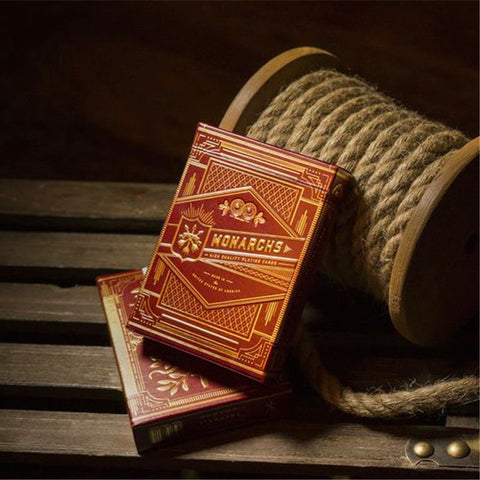 Monarchs Theory 11 Playing Cards Deck Red Gold Magic Tricks Sealed NEW