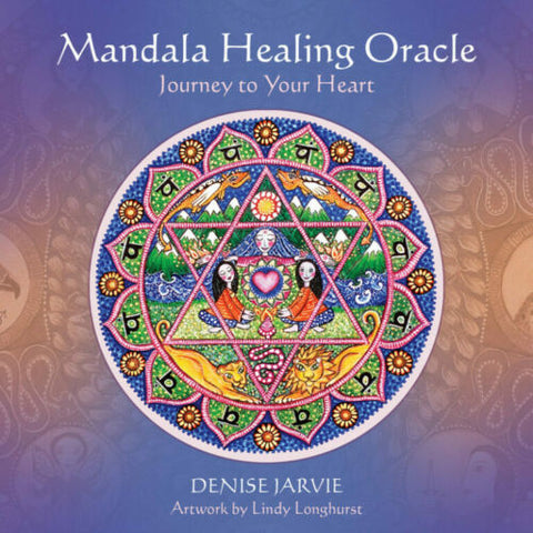 Mandala Healing Oracle Cards Deck Blue Angel Esoteric Journey To Your Heart NEW