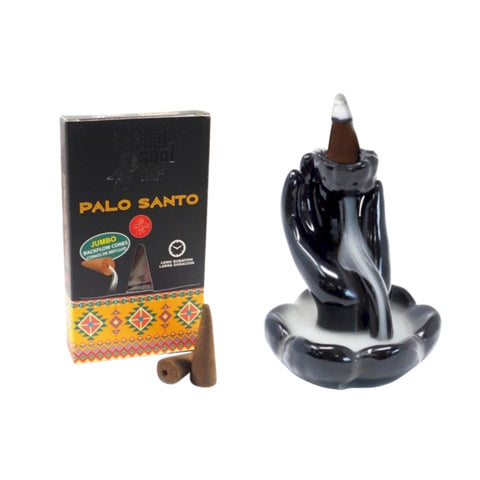 Palo Santo - Tribal Soul Backflow Incense Cones Hari Darshan