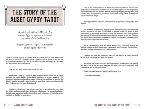 AUSET GYPSY TAROT CARDS DECK SCHIFFER PUBLISHING JAMES JACOB PIERRI HEATHER NEW