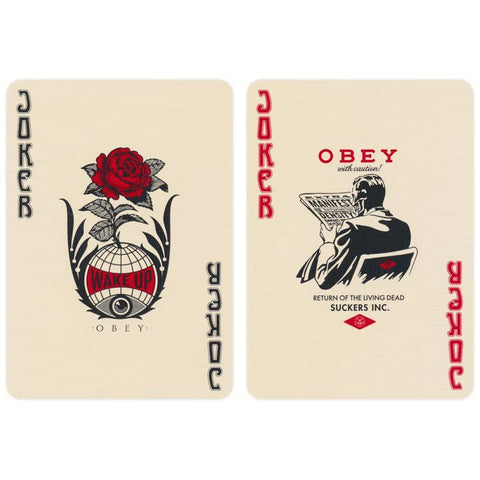 Obey Playing Cards Red Edition Theory11