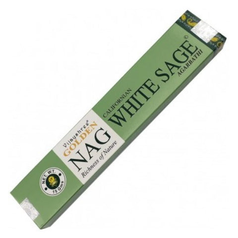 Golden Nag - Californian White Sage Incense Vijayshree