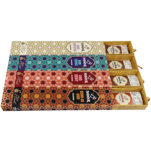 Noor Oud Incense Ruby 15g – Exotic Agarwood Oudh, Made in India