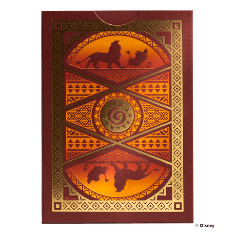 Bicycle Disney Lion King Inspired Playing Cards Deck Gold Foil Back 10042980
