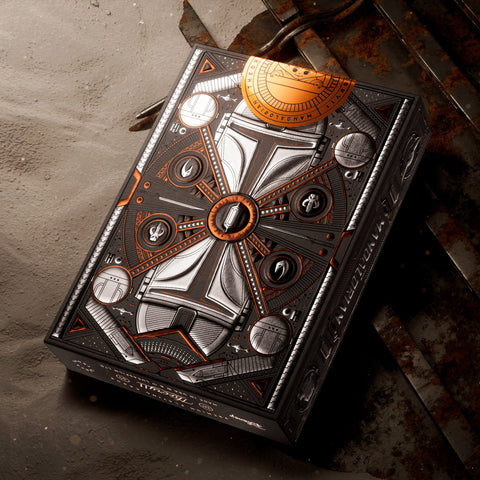 Mandalorian V2 Star Wars Theory 11 Playing Cards Deck Tricks Orange Black