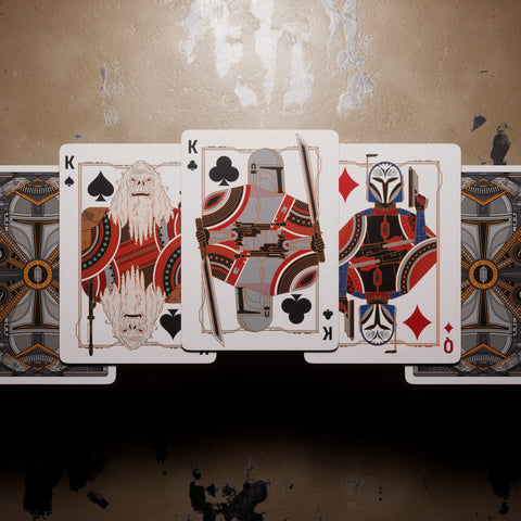 Mandalorian V2 Star Wars Theory 11 Playing Cards Deck Tricks Orange Black