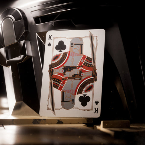 Mandalorian V2 Star Wars Theory 11 Playing Cards Deck Tricks Orange Black