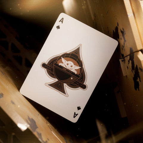 Mandalorian V2 Star Wars Theory 11 Playing Cards Deck Tricks Orange Black