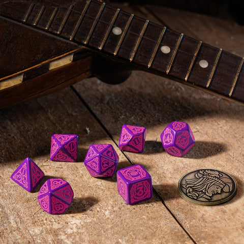 The Witcher Dice Set Dandelion The Conqueror Of Hearts Rpg Games Q-Workshop NEW