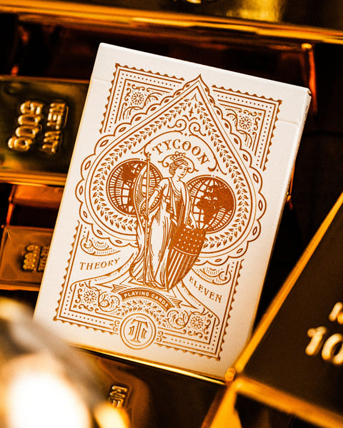 Tycoon White Ivorry Edition Theory 11 Luxury Playing Cards Deck Magic Tricks