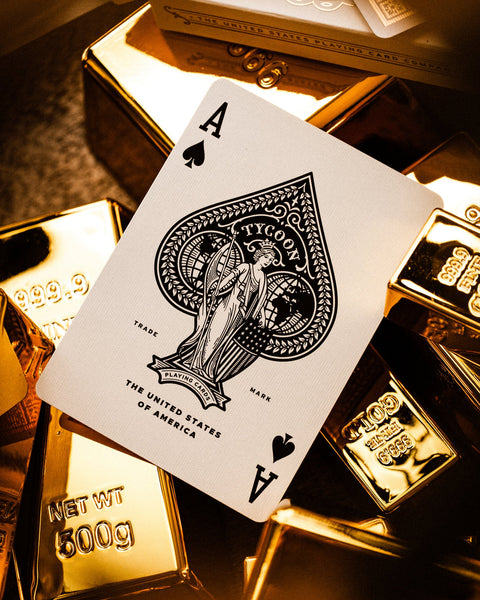 2x Decks Tycoon Ivorry Edition Theory 11 Luxury Playing Cards White Magic Tricks