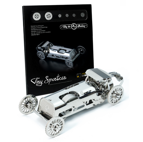 Tiny Sportcar Model Building Kit Original Time For Machine Stainless Steel NEW