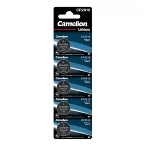5 Camelion Cr2016 Batteries Lithium 75 Mah 3 V Coin Cell Dl2016 5Bl Exp 2031 NEW