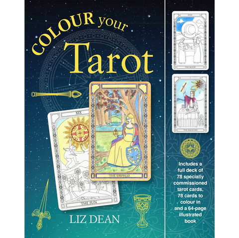 Colour Your Tarot Cards Deck Cico Books By Liz Dean Create Your Own Tarot NEW