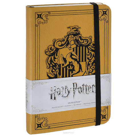 Harry Potter: Hufflepuff Ruled Pocket Journal Insiht Editions