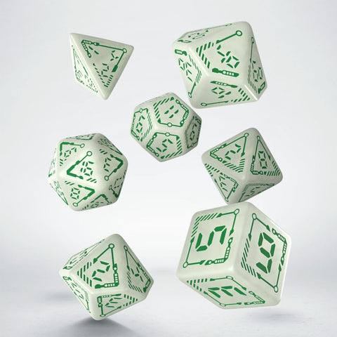 Digital Glowing Dice Set Glowing In The Dark Role Playing Games Q-Workshop NEW