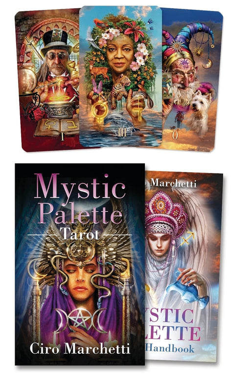 Mystic Palette Tarot Kit Fortune Telling Llewellyn By Ciro Marchetti Lw106