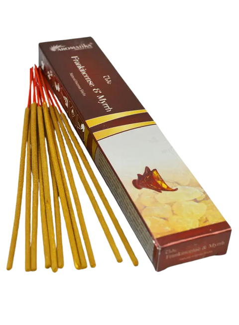 Vedic Frankincense & Myrrh Natural Incense Sticks Aromatika