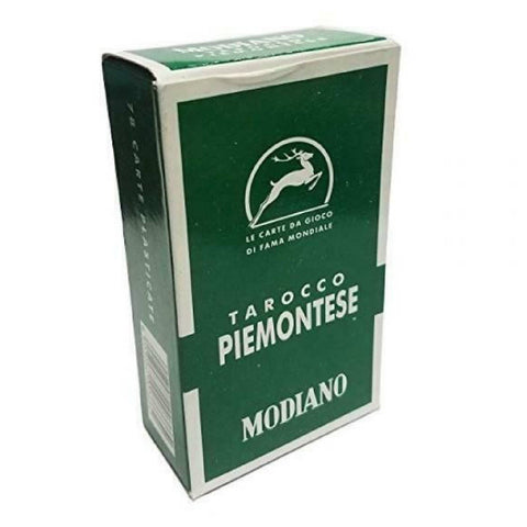 Tarocco Piemontese Modiano Green Tarot Cards N84 Magic Playing Cards
