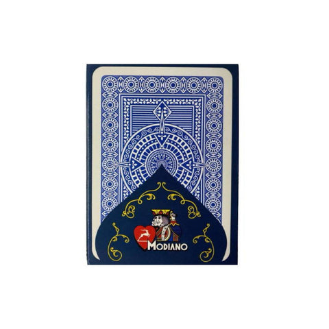 Modiano Ramino Playing Cards – Premium Acetate Plastic – Jumbo Index – Blue Deck